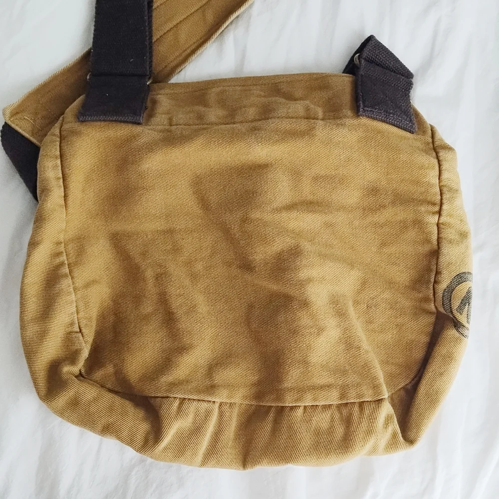 RCAF Canvas Crossbody Bag in Tan